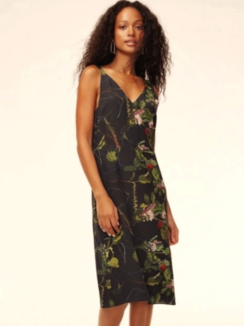 Aritzia Babaton Corey Silk Floral Dress Size 2